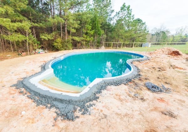 Pool Landscape Leveling in Kingsport