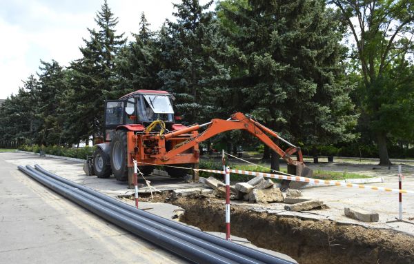 Sewer Line Excavation in Kingsport
