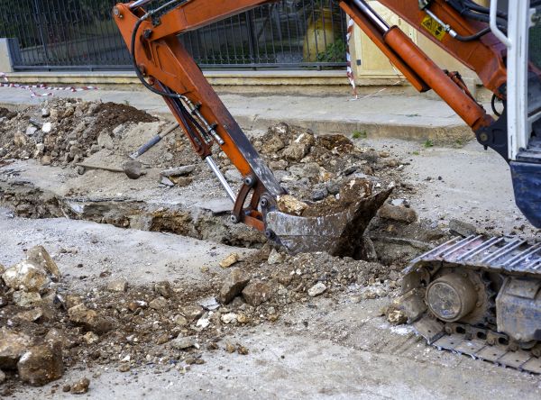 Gas Line Excavation in Kingsport