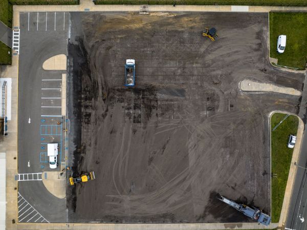 Parking Lot Excavation in Kingsport