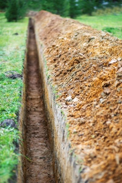 Power Line Trenching in Kingsport